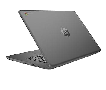 HP Chromebook 14a-ne1000sl Notebook, Intel Celeron N4500, 4GB RAM, 64GB eMMC, Display 14" HD Antiriflesso SVA, Intel UHD Graphics, ChromeOS, Grigio
