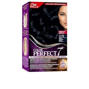 Wella Color Perfect - Colorazione permanente per capelli idratati e luminosi - Tono nero azzurro