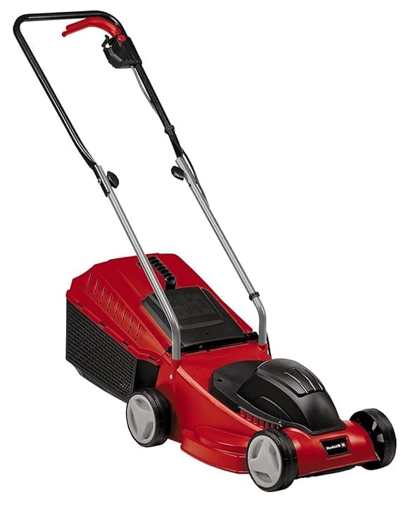 Einhell GC-EM 1032 Tagliaerba elettrico (tensione 220-240 V, potenza 1000 W, largh. Taglio 32 cm, altezza taglio 3 pos 25-60 mm, vano raccolta 30l)