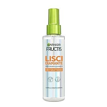 Garnier Fructis Spray Lisciante, Per Capelli Indisciplinati, Capelli Luminosi e Lisci, Protezione Dall'Umidità e Dal Calore, Senza Effetto Crespo, Fructis Diamond Sleek, 150 ml