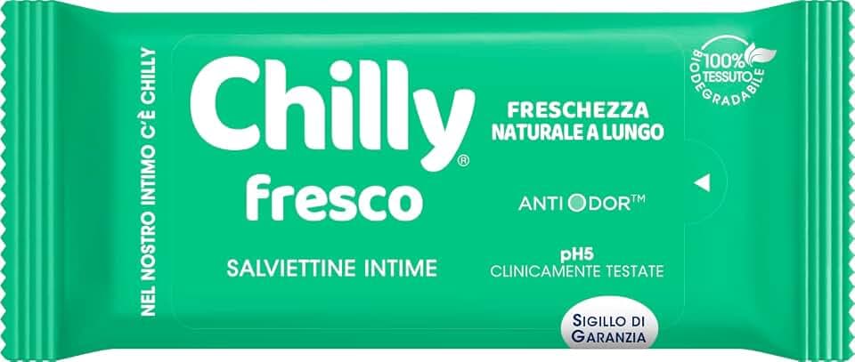 Chilly, Salviettine Intime Fresco, 12 Salviettine