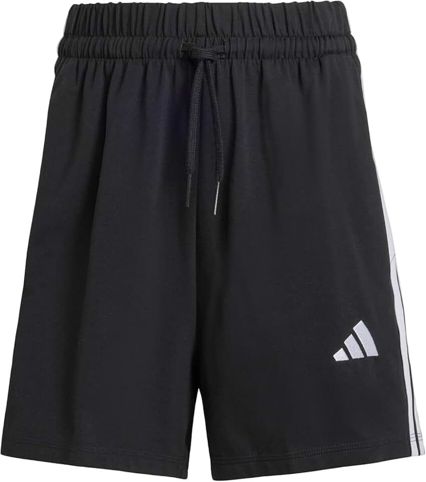 Adidas Donna Essentials 3-Stripes Cotton Shorts