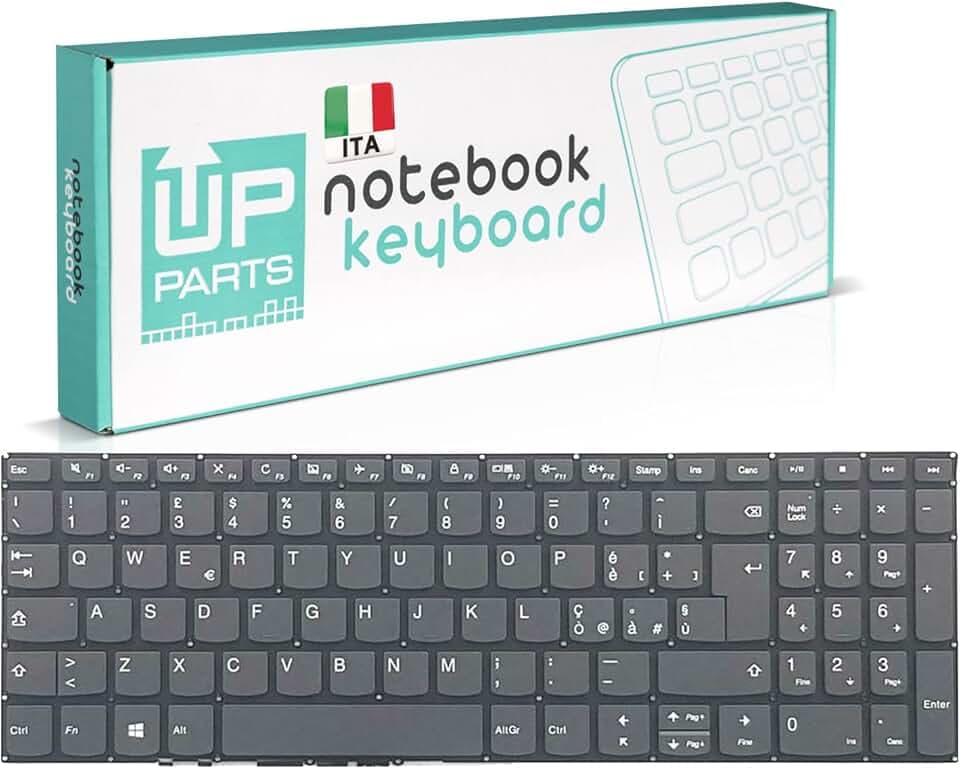 Azienda Italiana -Tastiera Italiana Compatibile con Lenovo per Laptop IdeaPad V330-15IKB IDEAPAD V130-15IKB V15-IKB 81YD 330S-15 V130-15IGM 330S-15AST