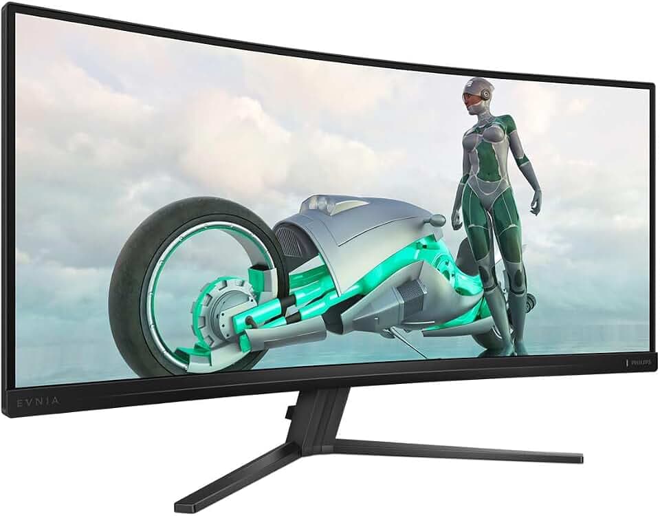Philips Gaming Monitor 34M2C3500L 34 pollici, Curvo, 3440x1440, UW-QHD, 180Hz, Fast VA Panel, 0.5ms MPRT, , (HDMI2x 2.0 DP 1x 1.4) Adaptive Sync, HDR10, FreeSync Premium, Grigio Scuro