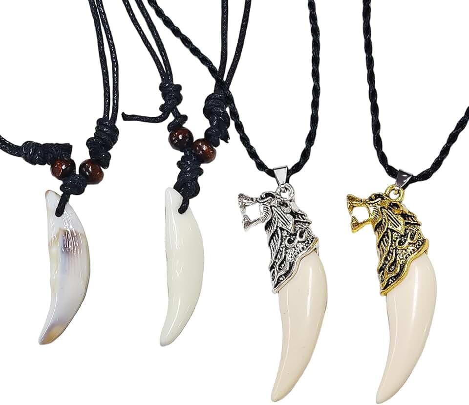ATBUSS 4 Pezzi di Gioielli Imitazione Mazza, Accessori per Feste A Tema, Accessori per Il Collo da Surf da Spiaggia, Collana Commemorativa da Viaggio.