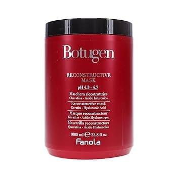 Fanola, Botugen Mask, Maschera Ricostruttrice, Con Acido Ialuronico e Cheratina, 1000 ML