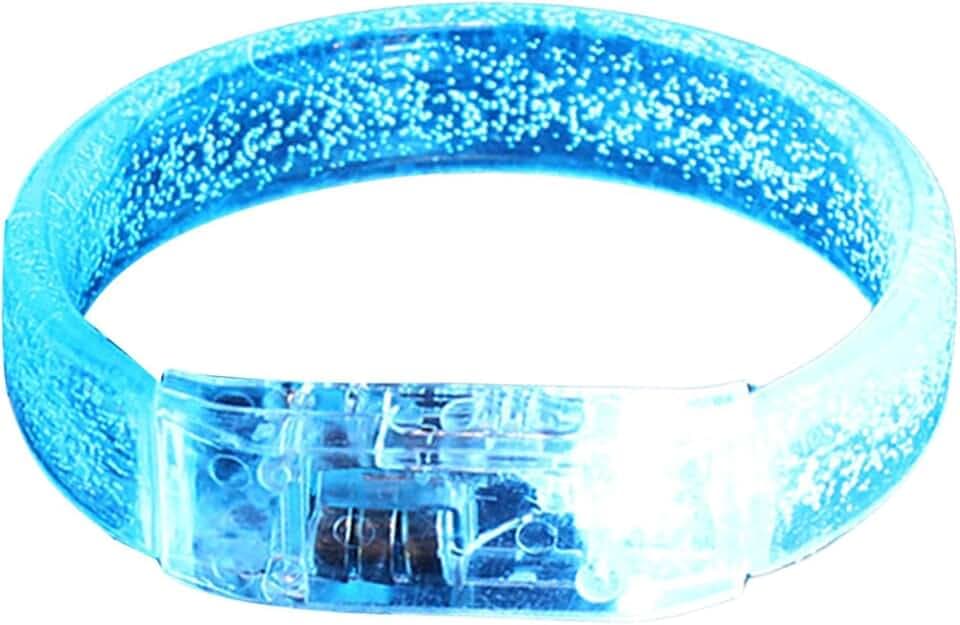 Generico Braccialetti LED | Giocattoli Con Braccialetti Illuminazione | Bracciali Lampeggianti A LED Che Si Illuminano Al Buio Accessories Per Festival | Bracciali Luminosi Accessories Per Concerti