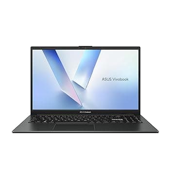ASUS Vivobook Go 15 E1504FA, Notebook con display 15.6" IPS, Anti-glare, 60Hz, processore AMD Athlon™ Silver,RAM 4GB, 128GB SSD, WIN11 Home S, Nero