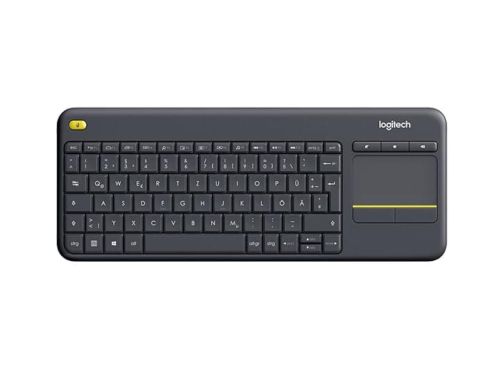 Logitech K400 Plus wireless touch TV tastiera - DEU QWERTZ