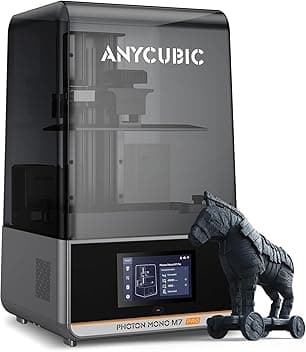 ANYCUBIC Photon Mono M7 Pro Resina 3D Stampante, Velocità Elevata di 170 mm/h con Alta Precisione 14K, Sistema di Stampa Assistito da Intelligenza Artificiale(223 x 126 x 230 mm)
