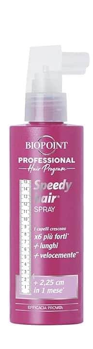 Biopoint Speedy Hair - Siero Capelli Spray, Dona Forza e Vitalità alla Chioma, Azione Stimolante per una Crescita più Rapida dei Capelli, 250 ml