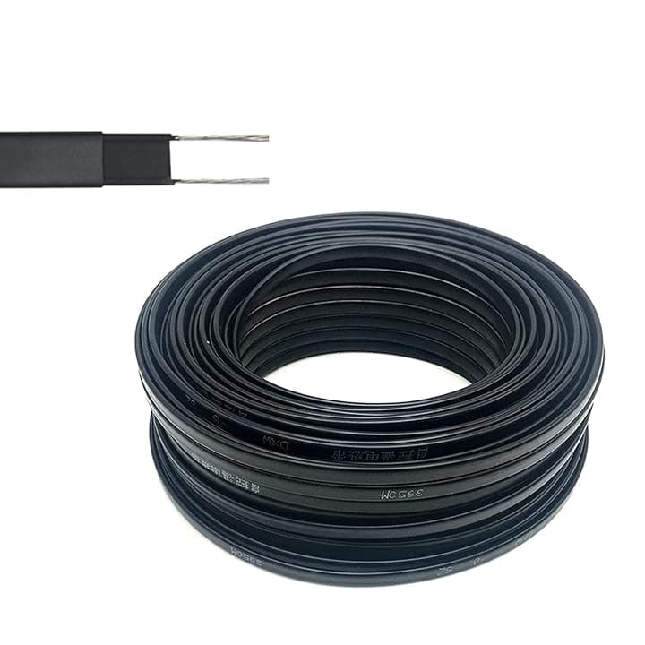 Cavo Riscaldante per Tubi Cavo Riscaldatore Serra Piante 220V~ 230v Autoregolante Non Necessario Termostato (Color : Ø8mm-20W/m, Size : 10m)