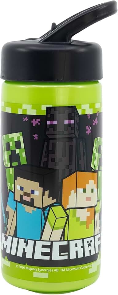 BOTTIGLIA RIUTILIZZABILE PLAYGROUND PP 410 ML | MINECRAFT