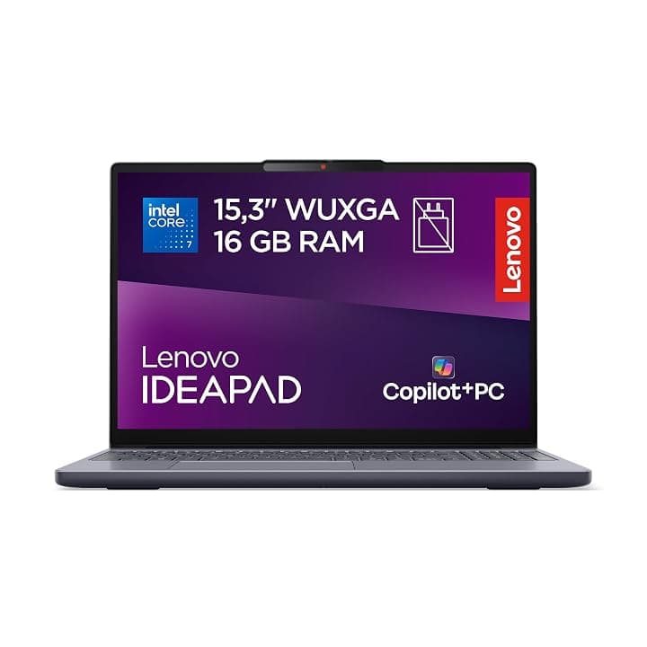Lenovo IdeaPad Slim 3 Notebook 15" IPS Intel Core 7 350, RAM 16GB, 512GB SSD, Windows 11 Home, WiFi 6, Laptop per Casa, Ufficio, Studio, Multitasking, Uso Quotidiano - Caricatore non incluso