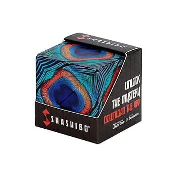 SHASHIBO Cubo Cambiaforma - Cubo Antistress, Pluripremiato e Brevettato, con 36 Magneti in Terre Rare - Oltre 100 Forme Diverse (Wings)
