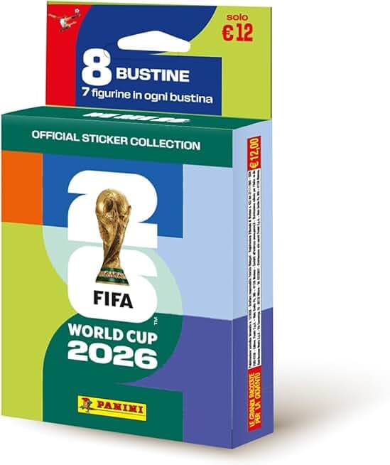 Fifa World Cup 2026™ Official Sticker Collection - Ecoblister da 8 Bustine Panini
