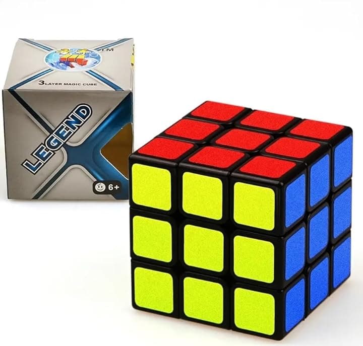 ONE SHOP Cubo Rompicapo 3x3 Versione Originale Magico (Ultima Generazione) Veloce e Liscio Materiale Durevole Non tossico per Adulti e Ragazzi Puzzle Super Resistente Allenamento Mentale