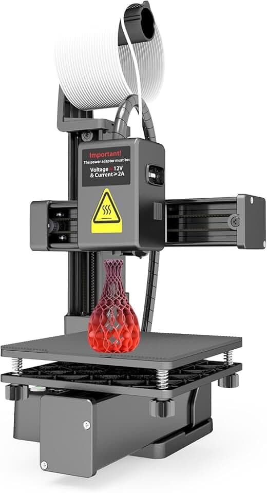 EasyThreed K10 – Mini Stampante 3D Desktop per Bambini, Piattaforma Rimovibile 100x100x100mm, per Principianti (Spina europea)