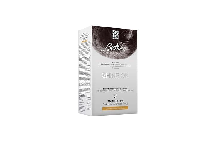 Bionike Shine On - Trattamento Colorante Capelli, Kit Tinta per Cute Sensibile Senza Ammoniaca, Azione Nutriente e Protettiva, Dona un Colore Naturale e Brillante, Copre i Capelli Bianchi