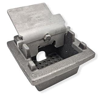 Nordica Extraflame 003278231 - Crogiolo per caminetto a pellet rotondo, acciaio legato, compatibile con pellet