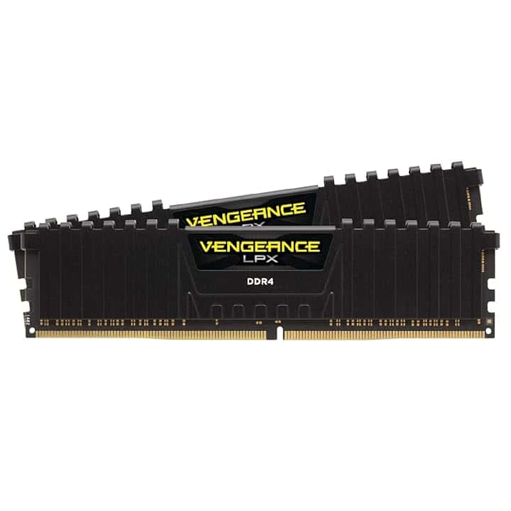 Corsair VENGEANCE LPX DDR4 RAM 32GB (2x16GB) 3200MHz CL16 Intel XMP 2.0 Memoria per computer - Nero (CMK32GX4M2E3200C16)
