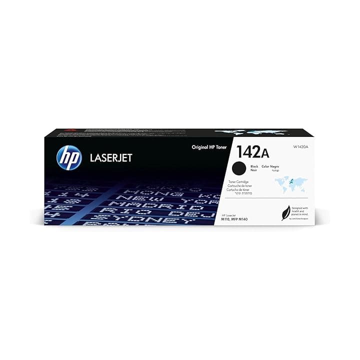 HP 142A Nero, W1420A, Cartuccia Toner Originale da 950 Pagine, Compatibile con le Stampanti LaserJet M110w, M140w e Stampanti LaserJet M110we e M140we