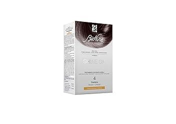 Bionike Shine On - Trattamento Colorante Capelli, Kit Tinta per Cute Sensibile Senza Ammoniaca, Azione Nutriente e Protettiva, Dona un Colore Naturale e Brillante, Copre i Capelli Bianchi