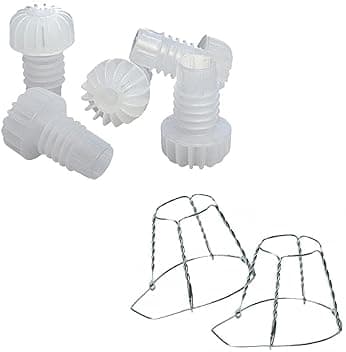 100 Tappi Spumante A Fungo Alettati + 100 Gabbiette Metalliche Zincate Fermatappo