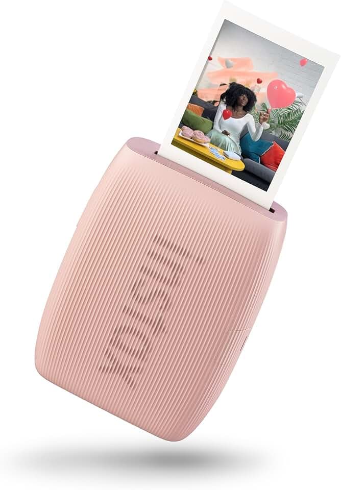 Fujifilm Instax mini Link 3 Rose Pink - Mini Stampante per Smartphone, Stampa ad Alta Velocità, Effetti AR 3D Integrati, Modalità Click to Collage, Dimensioni Immagine 62 x 46 mm