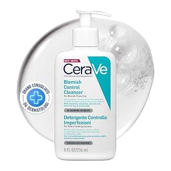 CeraVe Detergente Controllo Imperfezioni, Per Pelle Grassa Acneica, 236 ml