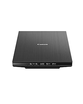 Canon LiDE 400 Scanner Documenti e Fotografico Piano (Nero) - Design Salvaspazio, Porta USB Type-C, Facile da Usare - Ideale per la Casa o l'Ufficio