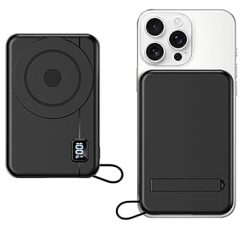 Magnetic Power Bank – Compatible with iPhone 16 15 14 13 Series Wireless Charger 10000 mAh Portable Powerbank Battery Pack Quick Charger External Battery con ingresso e uscita di tipo C, display a LED