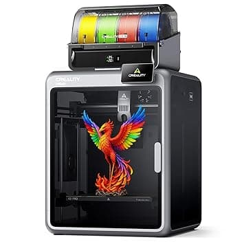 Creality K2 Pro Combo (A) Stampante 3D, Max 600 mm/s, Leveling Automatico Totale, Stampa Multicolore con CFS, Doppia Telecamera AI, Sistema Motore Step-servo, 300x300x300 mm