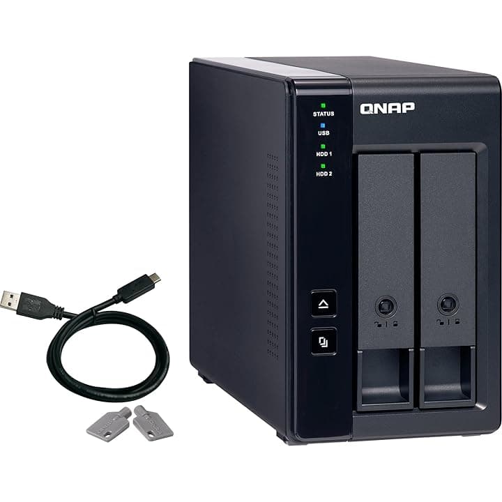 QNAP TR-002 contenitore di unit? di archiviazione Box esterno HDD/SSD Nero 2.5/3.5"