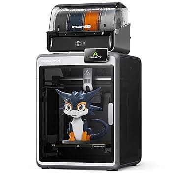 Creality K2 Combo (A), Stampante 3D Multicolore con CFS, Max 600 mm/s, Livellamento Automatico, Stampa Silenzios & Ventola Ausiliaria, Ugello 300 °C, Volume Stampa 260x260x260 mm
