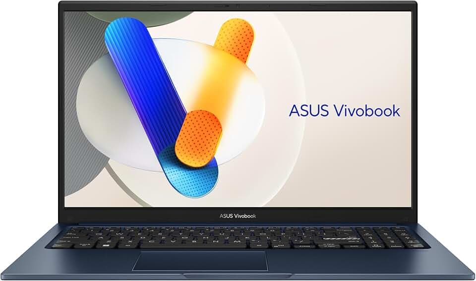 ASUS Vivobook 15 F1504VA#B0F2HZJVTH, Notebook con Monitor da 15.6" Anti-glare, 60Hz, Intel® Core™ i7-1355U, RAM 16GB, 512GB SSD, Windows 11 Home, Blu