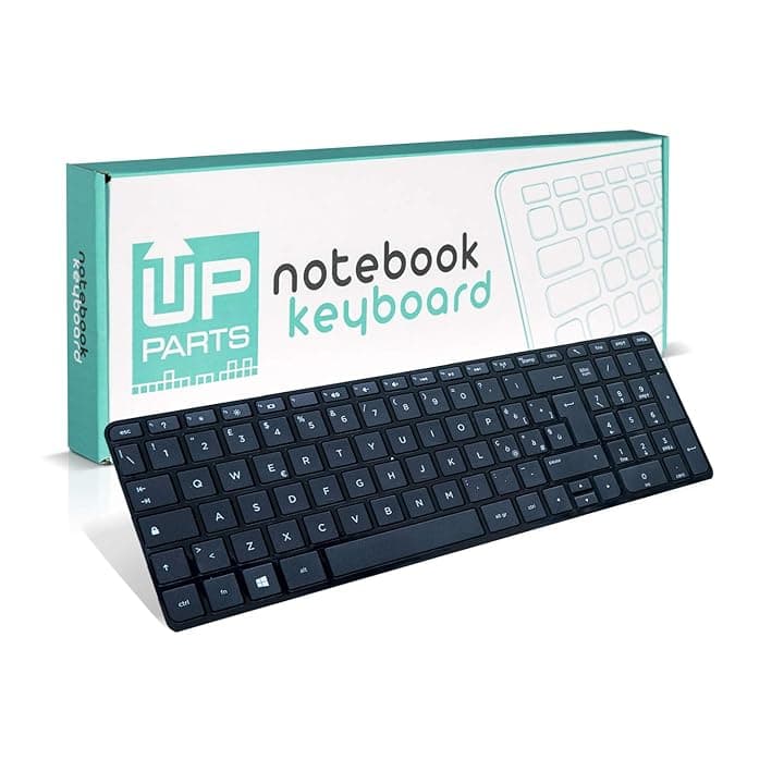 Tastiera Italiana Compatibile con Notebook HP 749658-061 per HP 250 G3 Pavilion 15-206SL 15-G, 15-R, 250 G3, 255 G3, 15-H 15-S 15-E 15-N. 15-n010sl (E7H19EA) 15-r016nl (J6Z94EA)