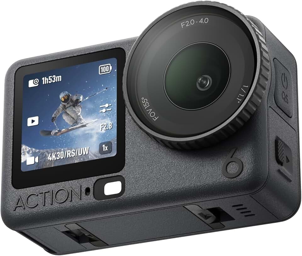 DJI Osmo Action 6 Combo Standard, action cam con sensore quadrato 1/1,1″, apertura variabile, resistente al freddo, batteria da 4 ore, fotocamera 8K ideale per la cattura rapida di momenti emozionanti