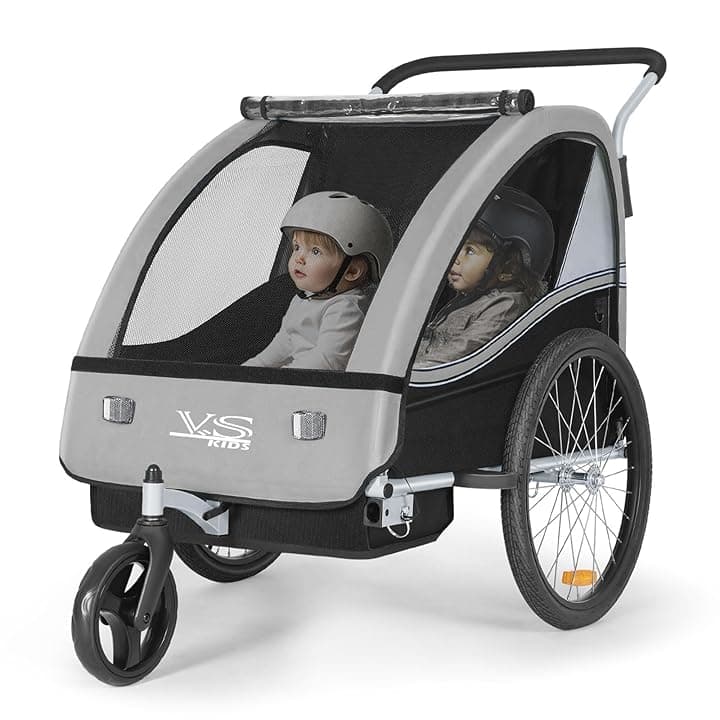 Tiggo VS 50202 - Passeggino e rimorchio per bicicletta 2 in 1