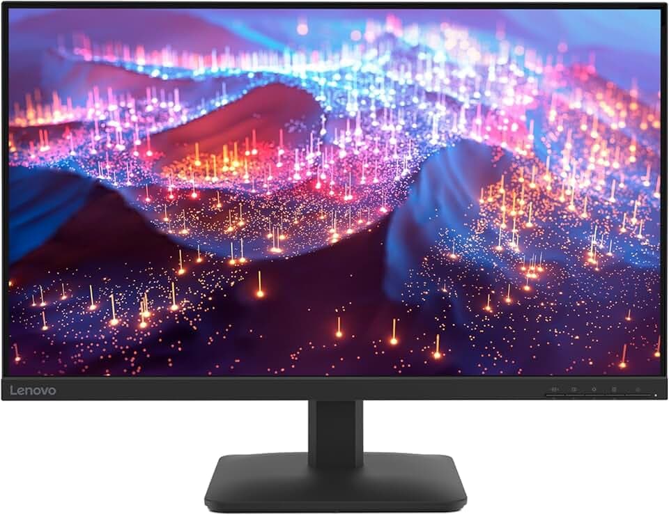 Lenovo L27-41 Monitor 27" FHD (1920x1080) Frameless, IPS, 100Hz, Regolabile, Porte HDMI e VGA, Cavo HDMI incluso - Raven Black