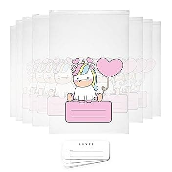 LUVEE 8 Bustine Corredino Neonato Ospedale con ETICHETTE ADESIVE - 100% Made in Italy - Sacchetti Cambio Neonato Ospedale Riutilizzabili per Asilo e Viaggi (Rosa)