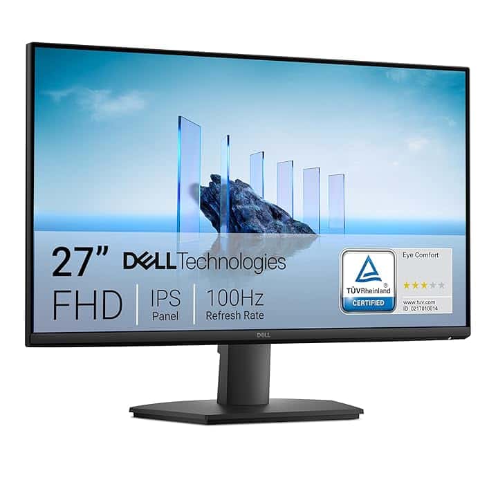 Dell 27 Monitor - SE2725HM, Full HD (1920x1080), 100Hz, IPS, 5ms, VESA (100x100mm), HDMI, VGA, 3 Anni di Garanzia, Nero