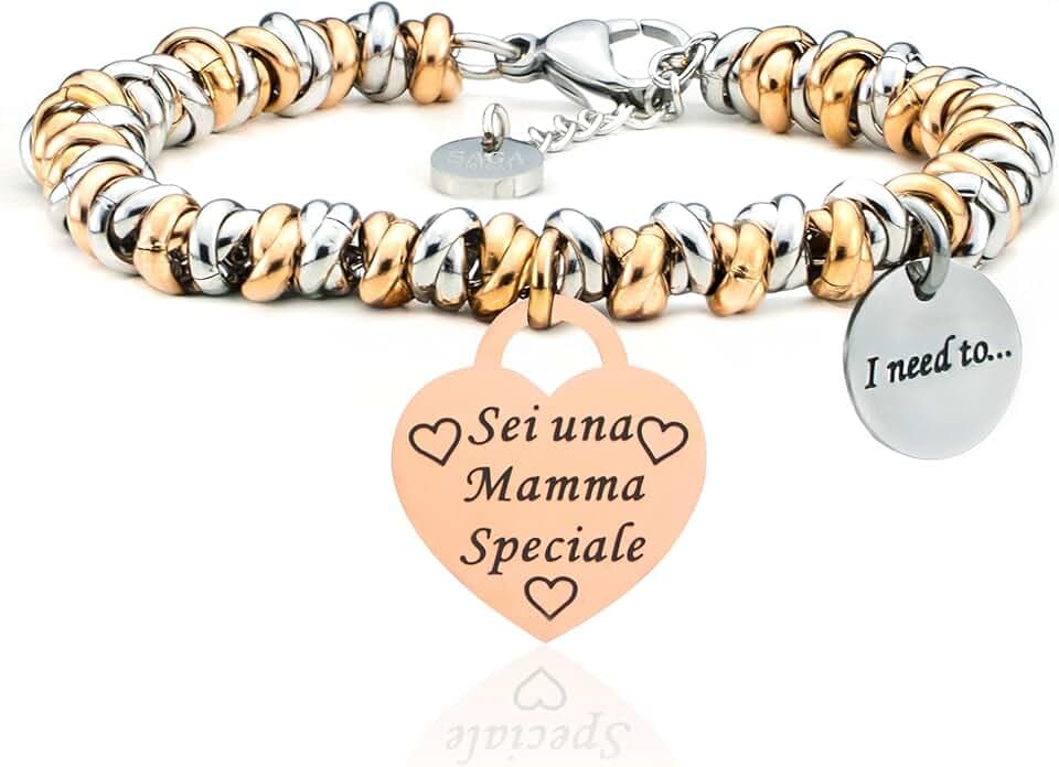 SAGA GIOIELLI Bracciale donna I need to...Collections Protezione, Fortuna, Buoni Auspici, Amore