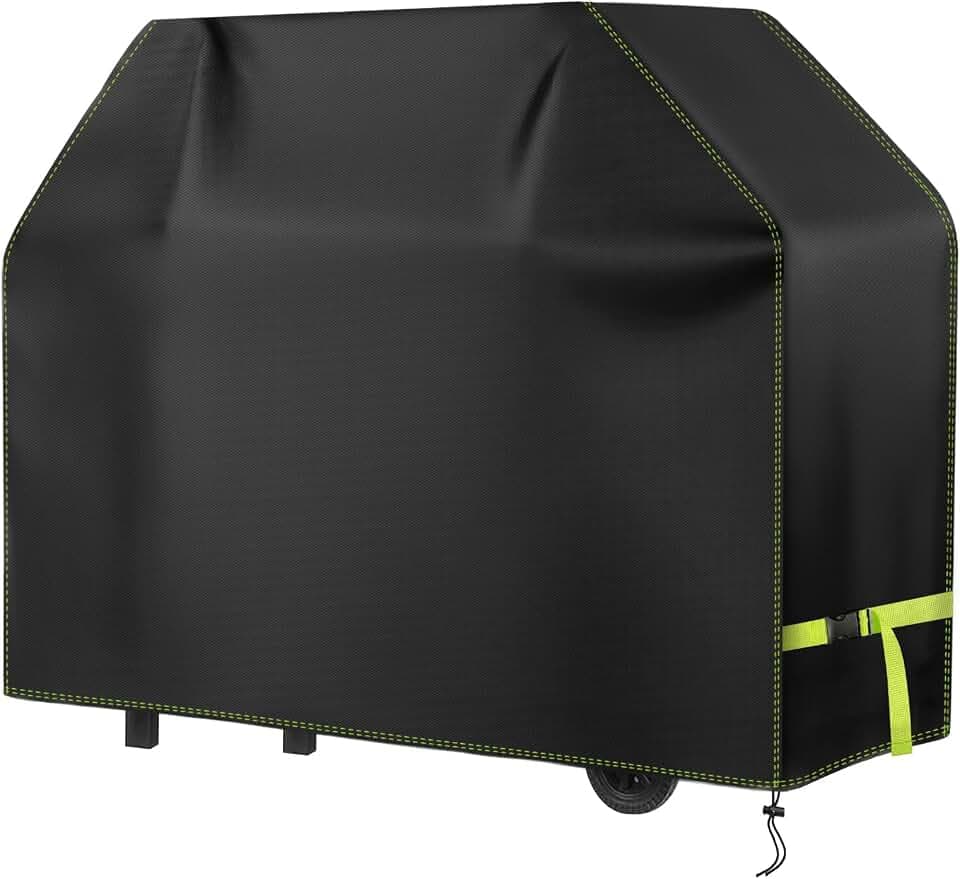 VDISRR Copertura Barbecue Impermeabile Telo Protettivo 420D Oxford per BBQ Grill 117 x 66 x 117cm Anti Pioggia Polvere Sole Neve Pioggia Feci di Uccelli Tessuto