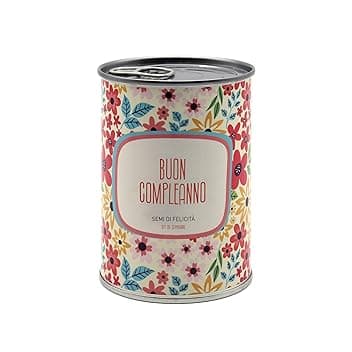 Kit di Coltivazione di Fiori da Regalare con Messaggio - Regalo di Compleanno per Donna e Uomo Regalo Originale Amici Famiglia Feste - Facilissimo da Usare - 100% Realizzato in Europa (Compleanno)