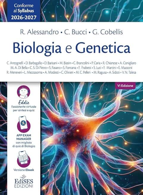 Biologia e genetica. Manuale conforme al Syllabus per il semestre filtro 2026-2027. Con assistente virtuale