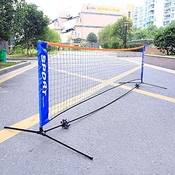 Rete da Tennis da Badminton Rete Portatile Standard Rete da Blocco all'aperto Rete da casa Pieghevole Rete Rete Multifunzionale Semplice