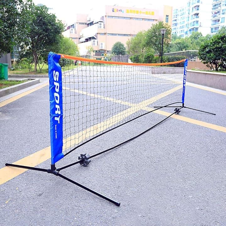 Rete da Tennis da Badminton Rete Portatile Standard Rete da Blocco all'aperto Rete da casa Pieghevole Rete Rete Multifunzionale Semplice