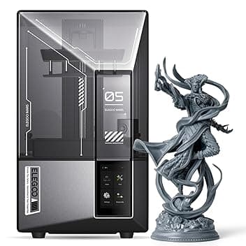 ELEGOO Mars 5 Ultra 9K Stampante 3D Resina,150 mm/h di Stampa ad Alta Velocità, Livellamento Automatico Intelligente, Rilevamento Intelligente, Trasferimento WiFi, 153,36 x 77,76 x 165 mm³