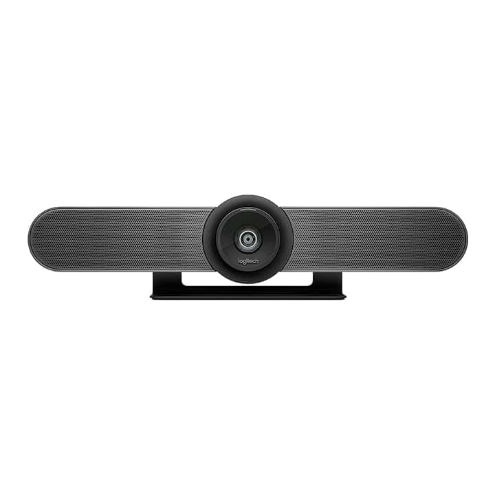 Logitech MeetUp Sistema di Videoconferenza, Ultra HD 4K/1080p/720p, 3 Microfoni/Altoparlanti Regolabili, Ampio Angolo di Visione di 120°, Compatibile con PC/Mac/Portatile/Macbook/Tablet - Nero, 4K